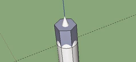Proses pembuatan pensil berbentuk poligon Proses pembuatan pensil berbentuk poligon