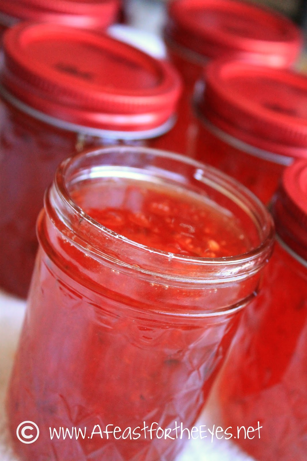 The Best Homemade Sweet Red Pepper Jelly A Feast For The Eyes