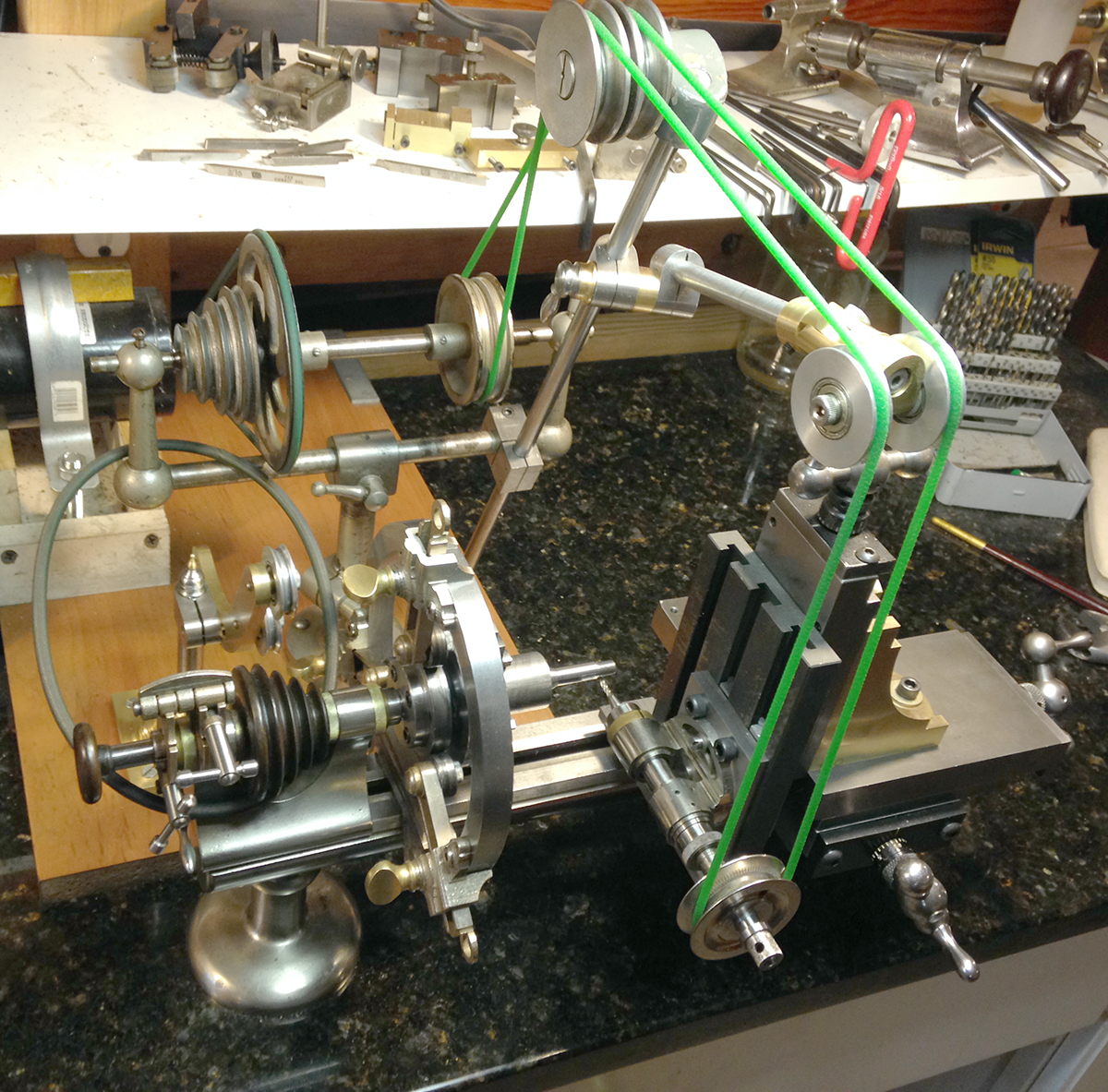 MOWRER WW LATHE TOOLS Lathe countershaft adjustable PTO