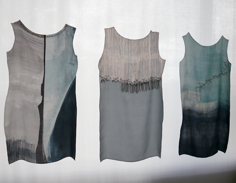 DJCAD Degree Show 2015: Vaila Cameron DJCAD, Duncan of Jordanstone College of Art and Design, degree show, Dundee, degree show 2015, #djcaddegreeshow, #djcaddegreeshow15, textile design, printed fabric, Shetland fabrics, Vaila Cameron