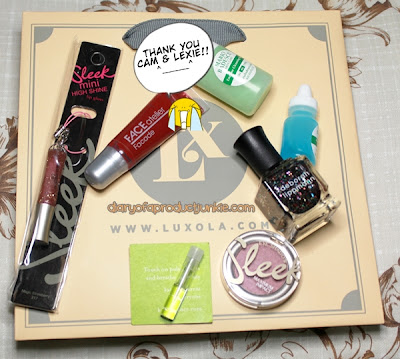 Luxola Goodie bag