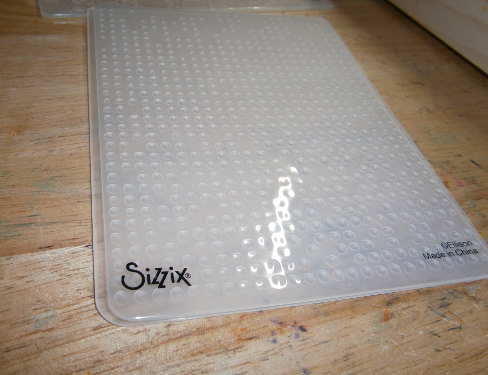 Susan Bluerobot Repeat pattern Sizzix embossing folders