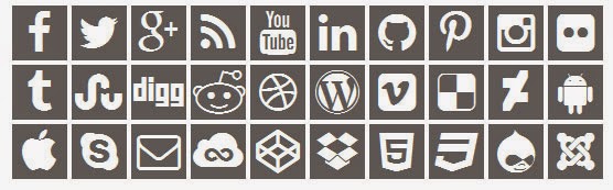 CSS Icon Social Network Flat UI Dengan Font Awesome CSS Icon Social Network Flat UI Dengan Font Awesome
