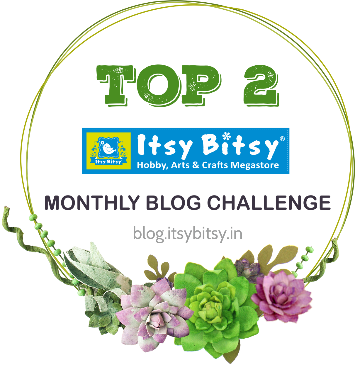 Topper at Itsy Bitsy April Challenge