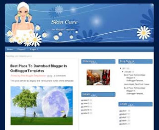 Skin Care Blogger Template