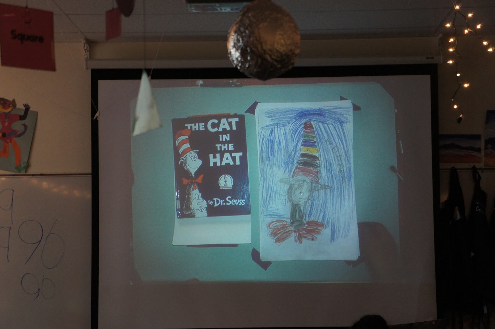 Kindergarten Kiosk Guided Drawing Lesson of The Cat in the Hat