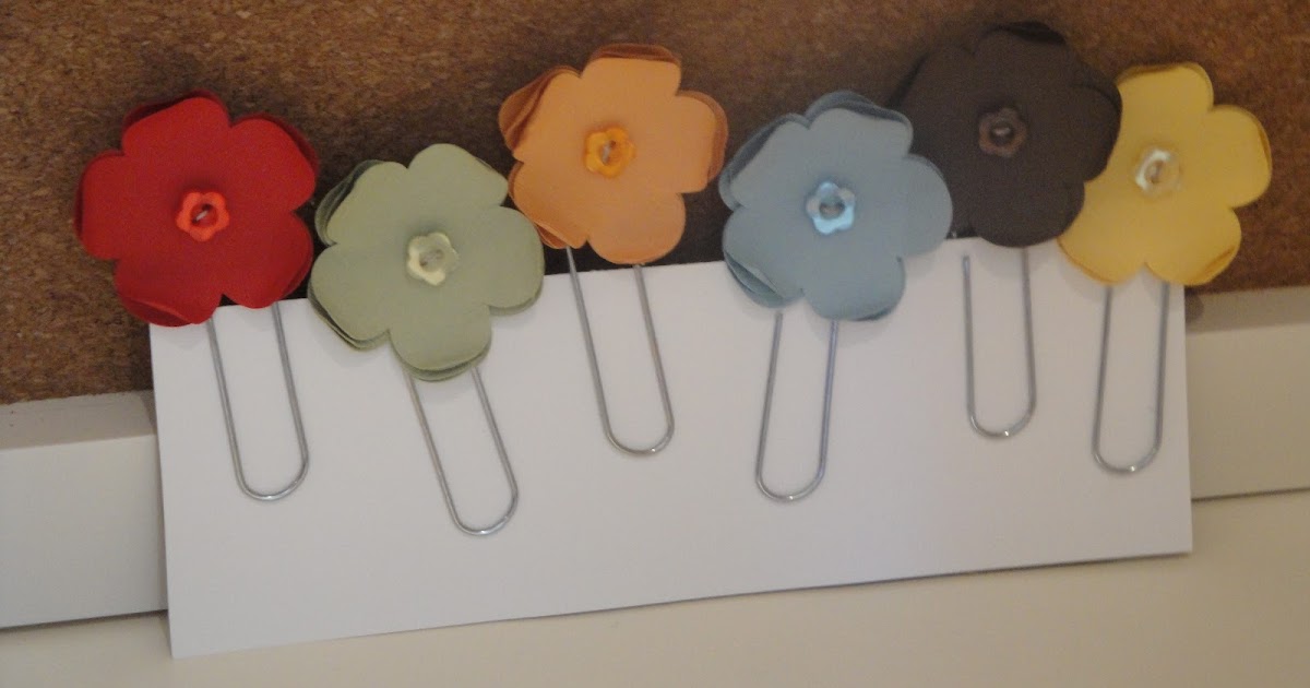 Stamp with Susie Here is a spring garden of paper clip flowers!!