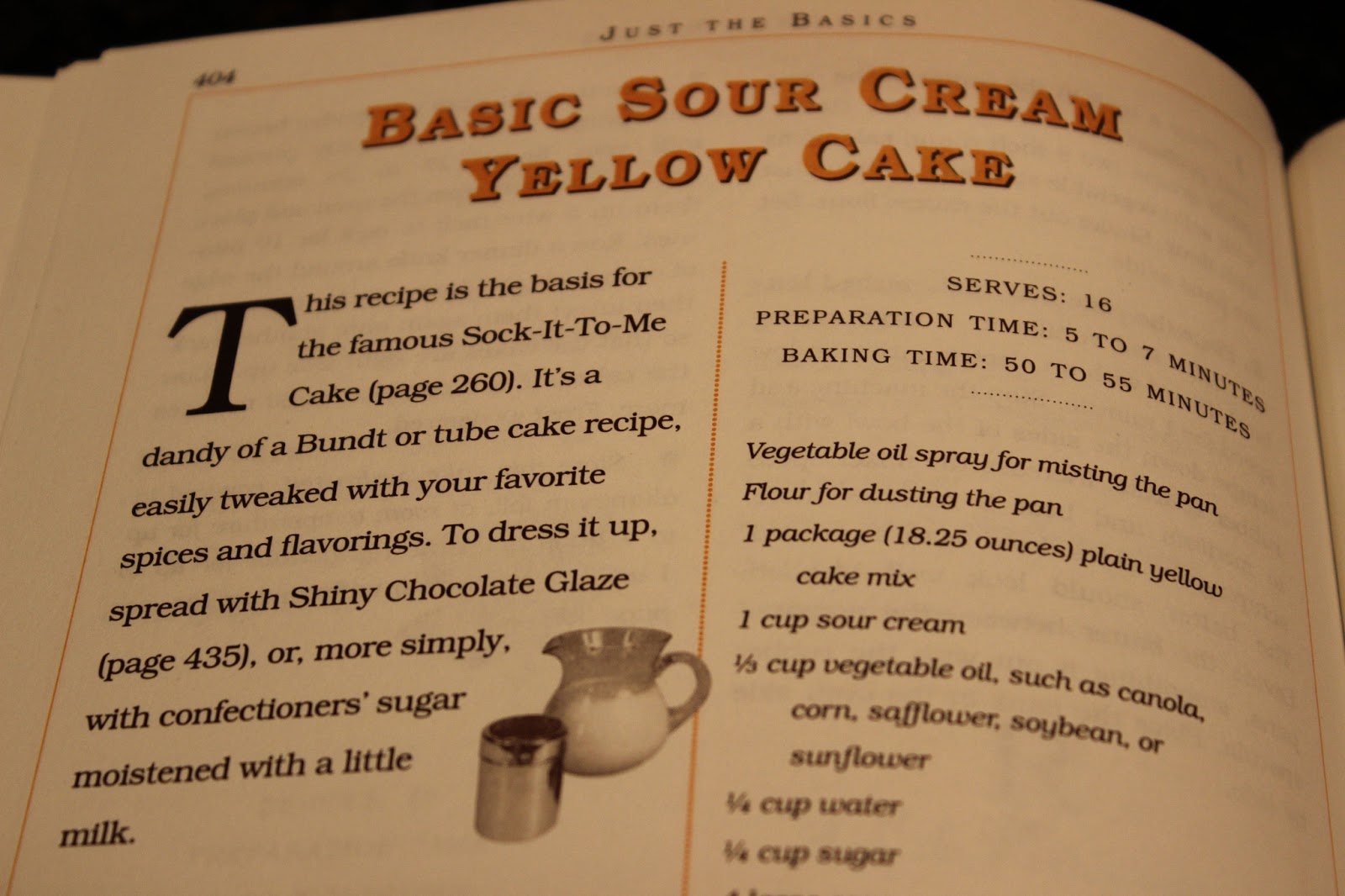 Cooking and Baking College Girl How to Make Sour Cream Yellow Cake