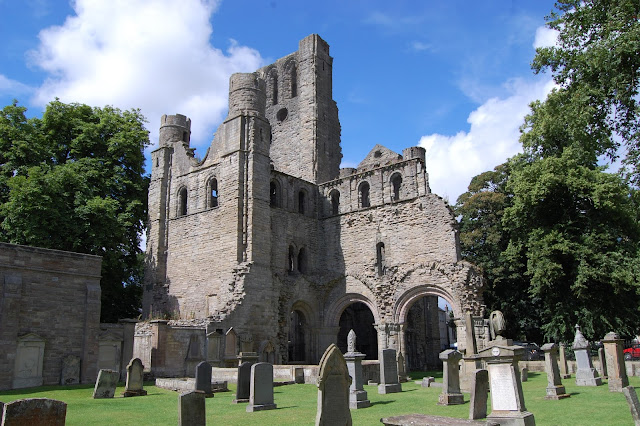 Cemetery in Kelso Abbey's grounds