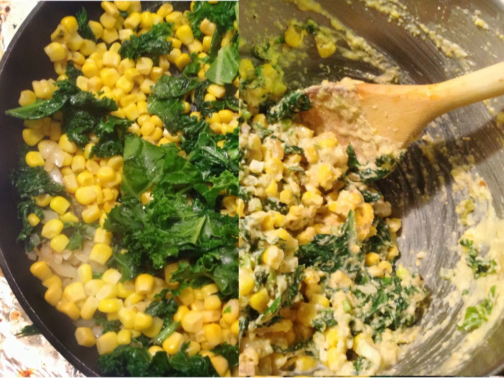 Sarah's Plantry Raid Baked Vegan Kale & Corn Fritters