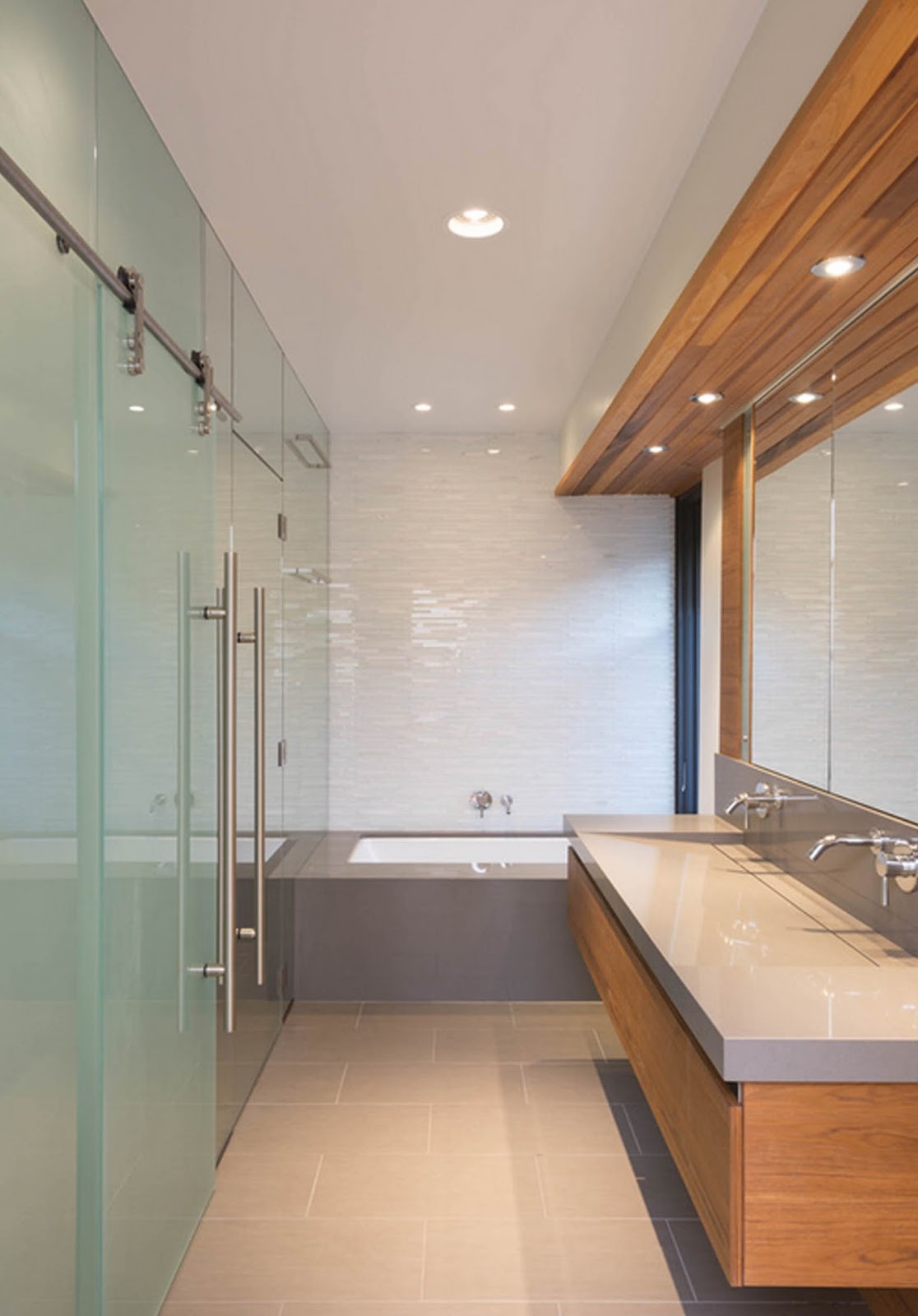 Ourso Designs Trend Alert Undermount tubs and singlepieced slab tub deck