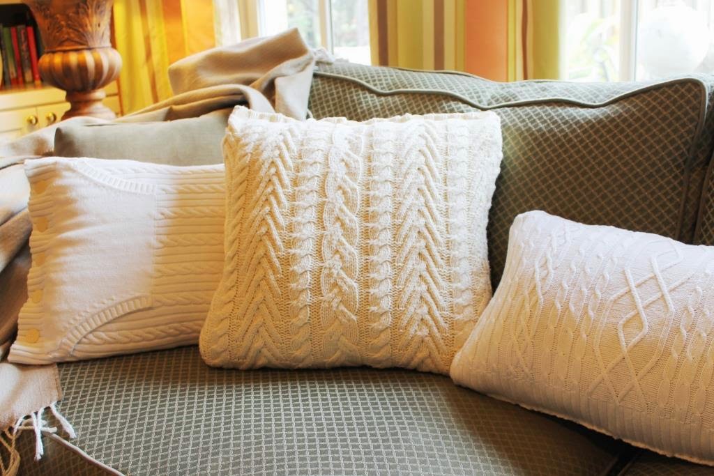 Make A Sweater Pillow In 30 Minutes Miss Kopy Kat