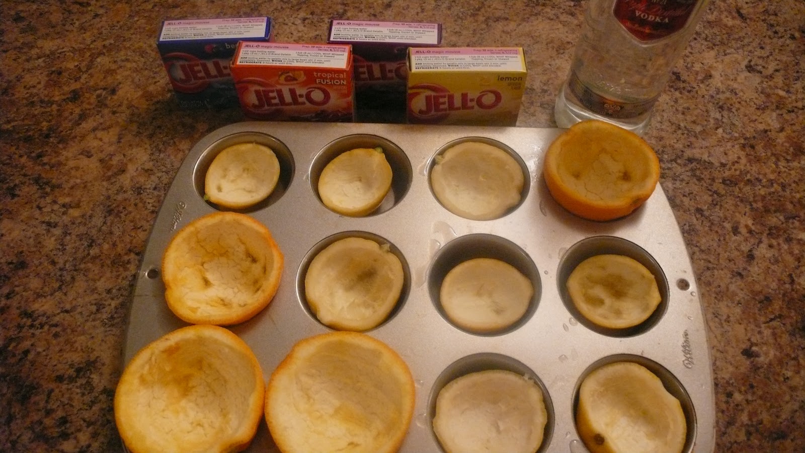 Joyously Domestic Jello Shot Fruit Slices