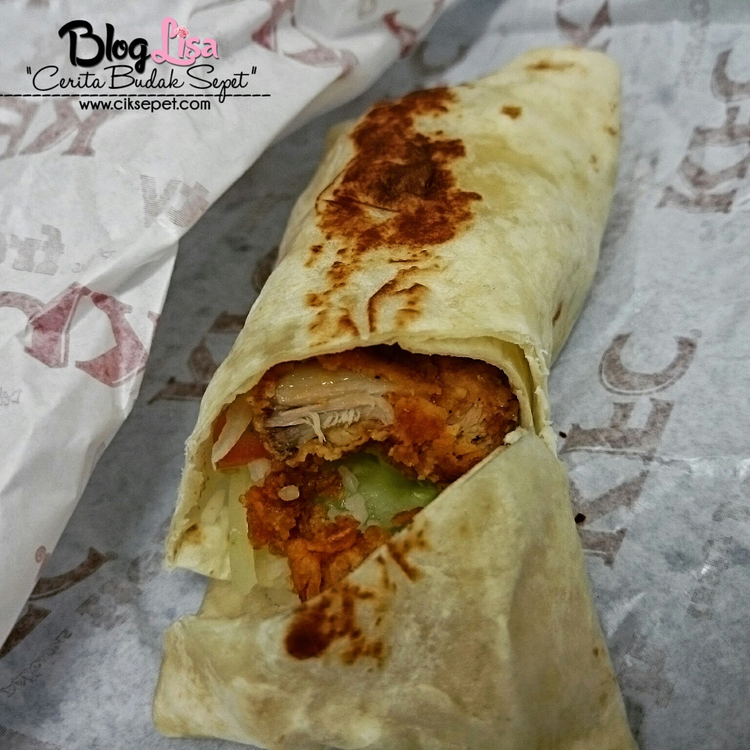 KFC Zinger Rice WRAP Cerita Budak Sepet