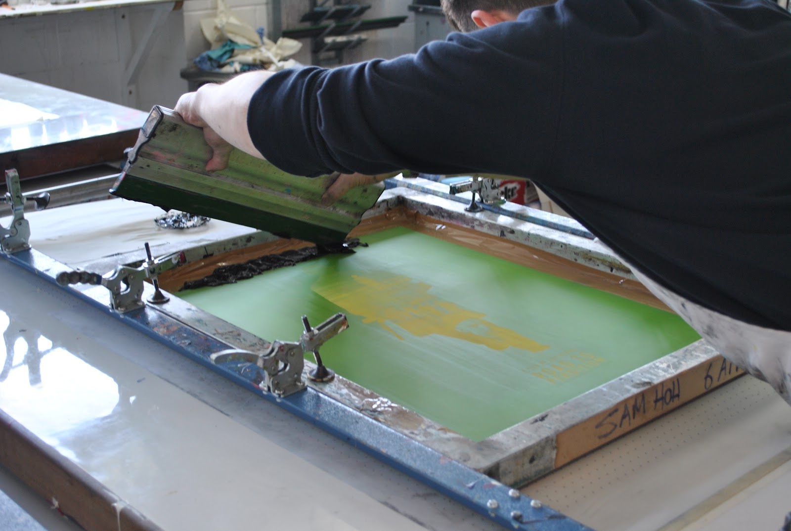 Design Practice What is a line?// Screen printing