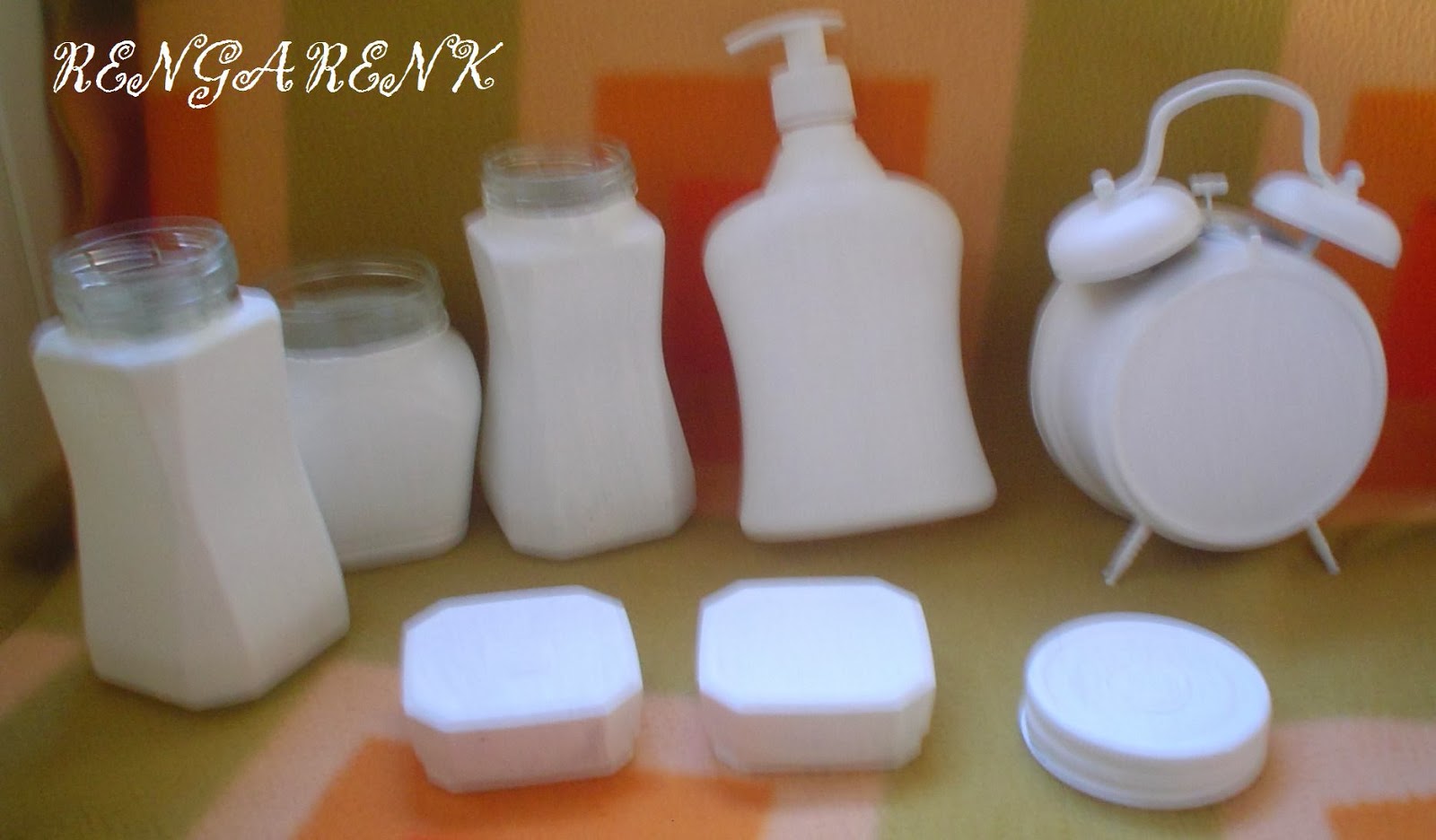 ŞULE' NİN ATÖLYESİ- RENGARENK: ESKİ SAAT, CAM KAVANOZ VE ...