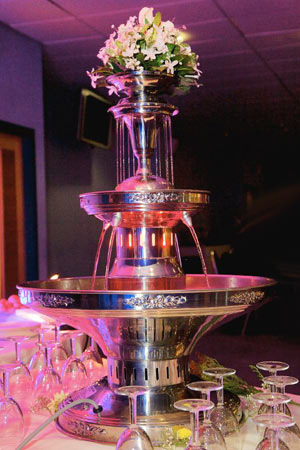 ... and provide a feature at your party is that of champagne fountains. ... and provide a feature at your party is that of champagne fountains.