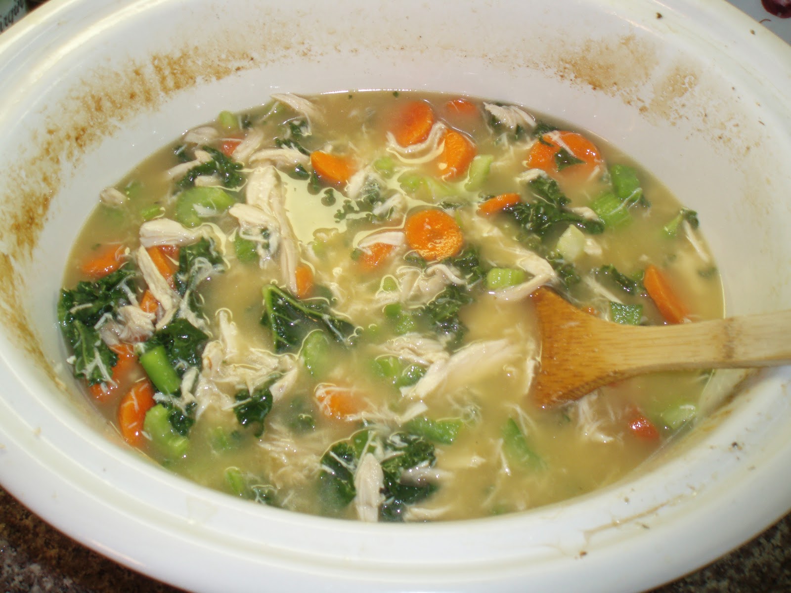 unBearablyGood Hearty Slow Cooker Chicken Soup!