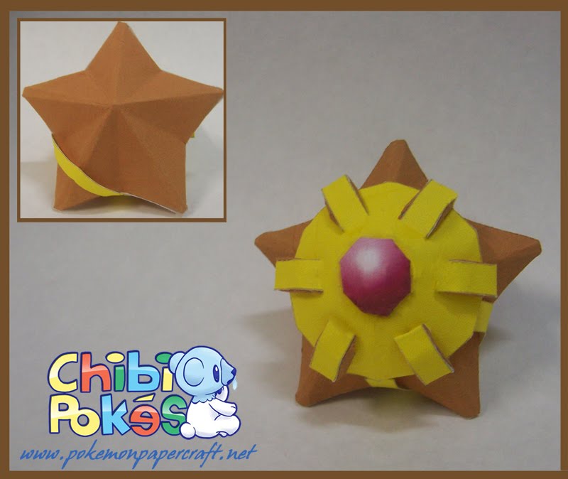 Download Paperpokes Pokemon Papercraft Staryu Chibi Free Wallpaper Paperpokes Pokemon Papercraft Staryu Chibi For Android Free
