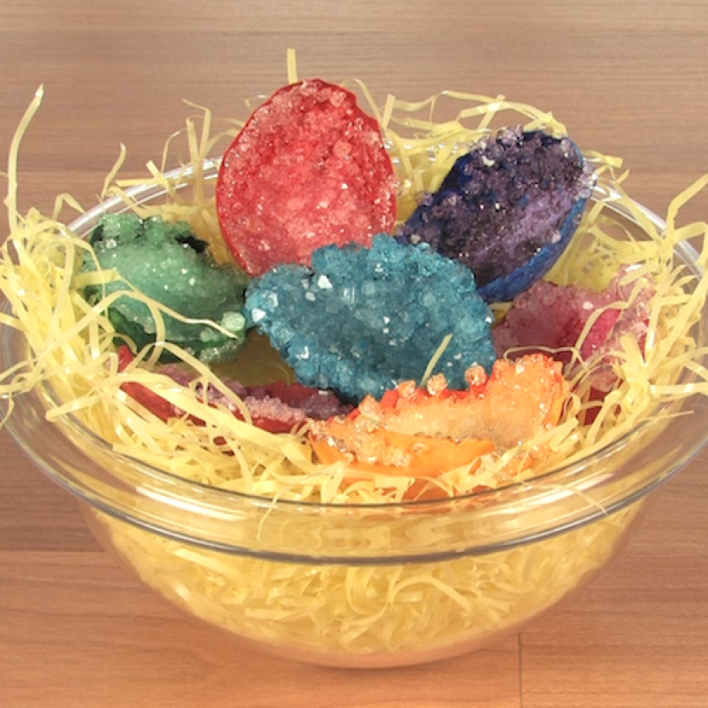 Puddle Wonderful Learning {DIY} Easy Egg Geodes