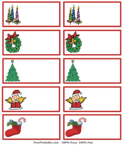 Recursos para bebés: Tarjetas de Navidad imprimibles para identificar los  regalos