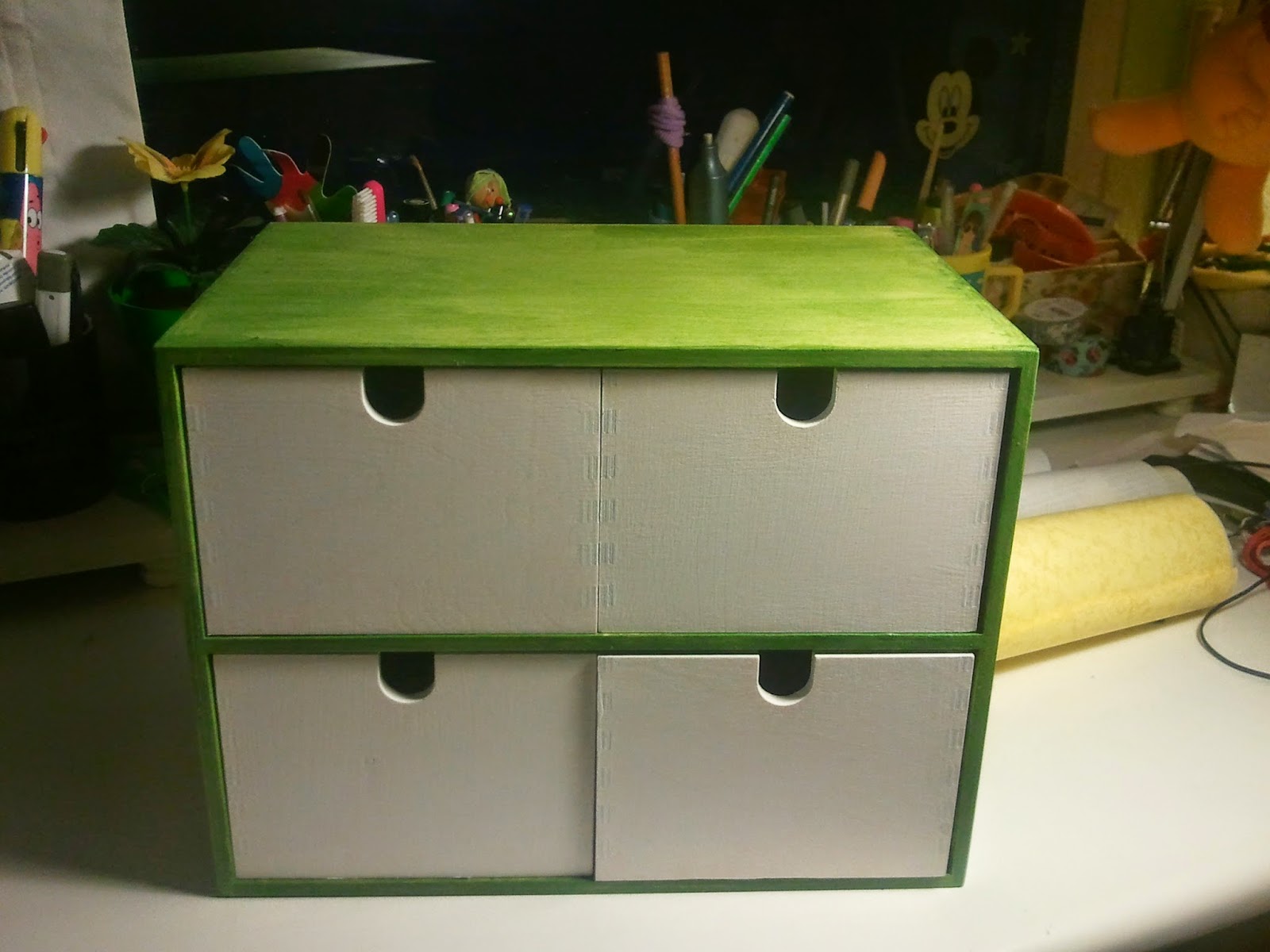 Pichi's Soup Pintar cajas de madera