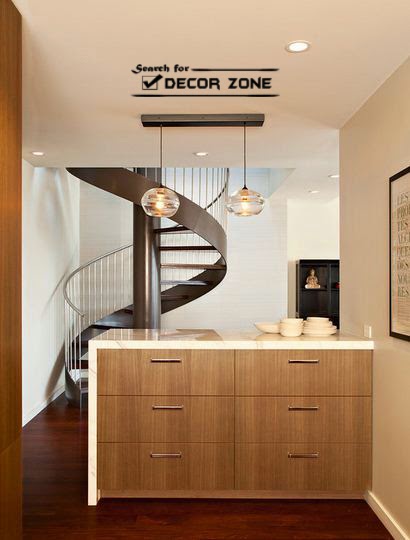 metal spiral staircase for space saving