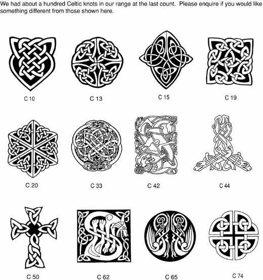 Celtic tattoo designs For people of heritage irish scots or welsh 