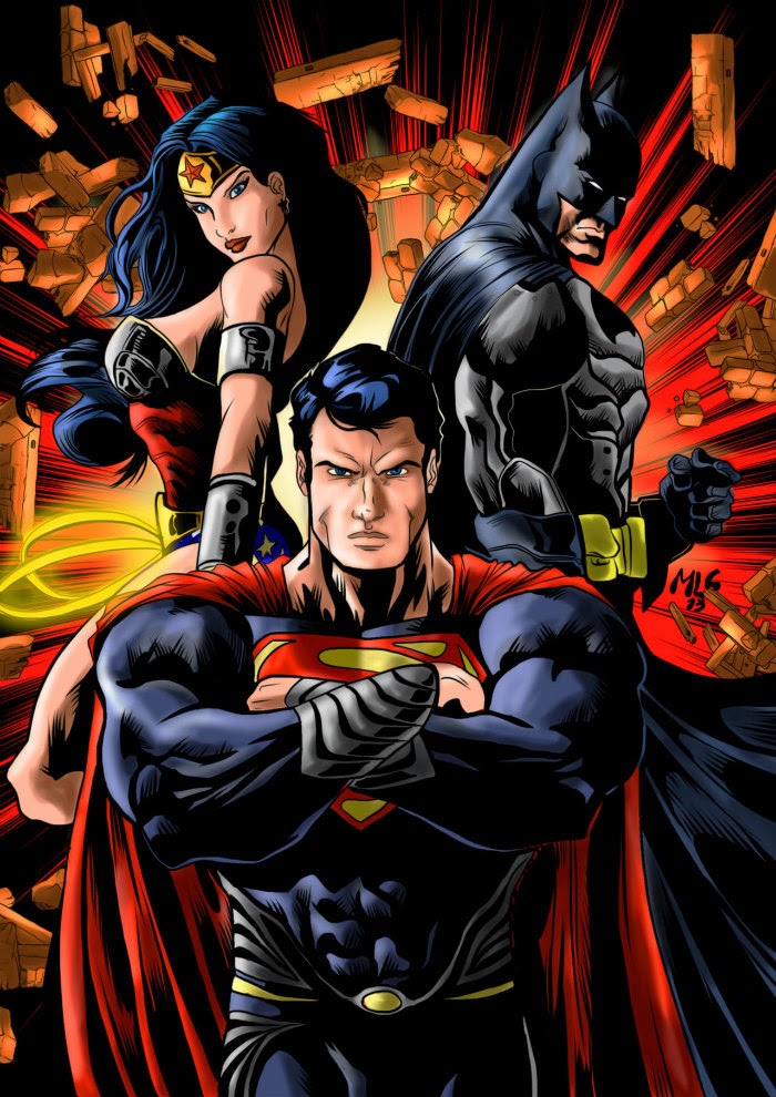 Impresionante Artwork de 'Batman vs Superman', con Superman, Batman y