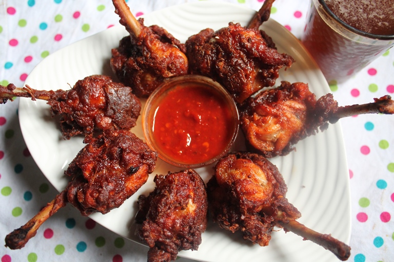 YUMMY TUMMY Chicken Lollipop Recipe / Restaurant Style Chicken Lollipop Recipe