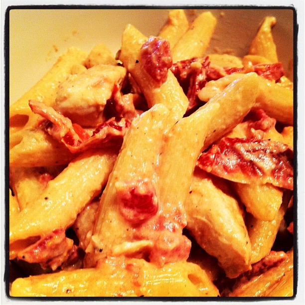 Dish'n it Up Penne with SunDried Tomato Cream Sauce