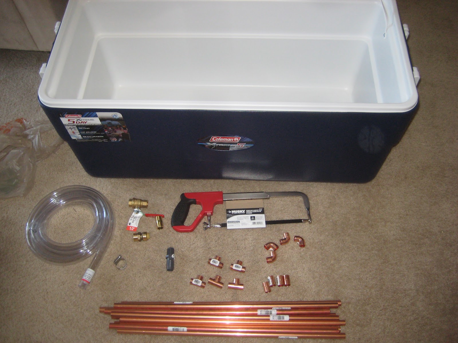 Microbe Brewer Cooler to Mash Tun Conversion