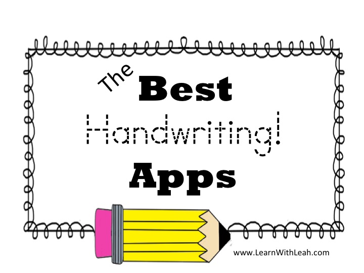 Learn With Leah The Best Handwriting Apps