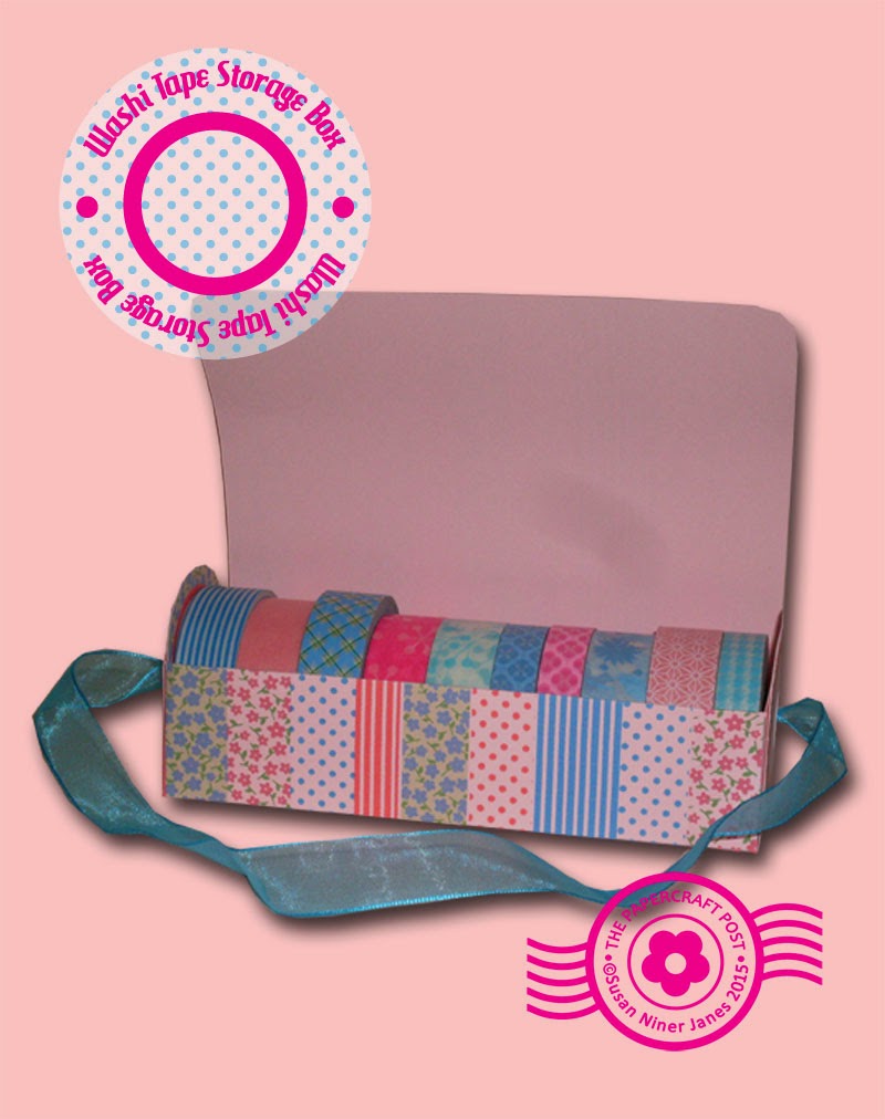 The Papercraft Post Washi Tape Storage Box Washi Rolls!