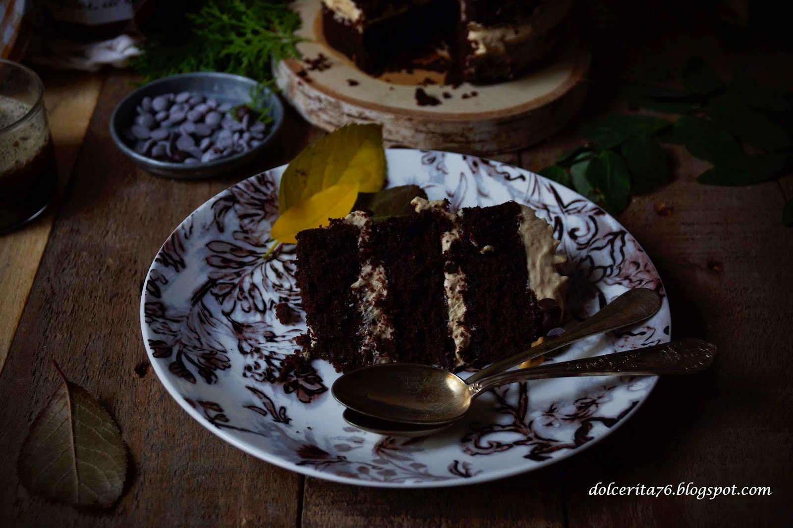 Dolce Rita Chocolate and buttermilk cake with creamcheese and dulce de