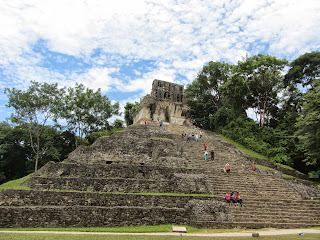 Templo de la Cruz at Palenque in Mexico