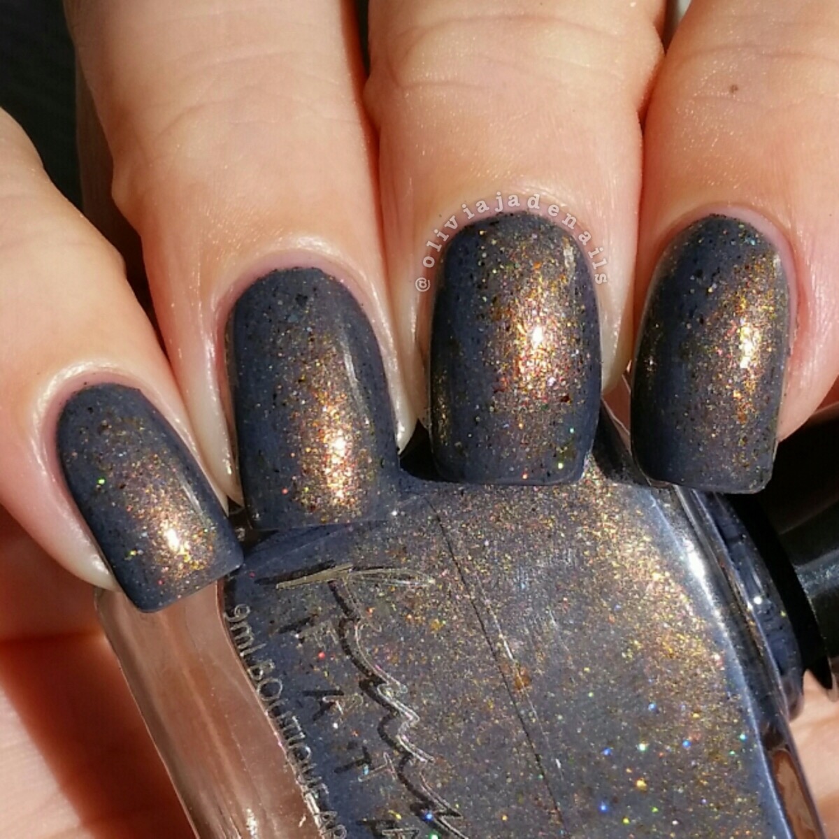 Femme Fatale Cosmetics Our Scorching Sister swatched by Olivia Jade Nails