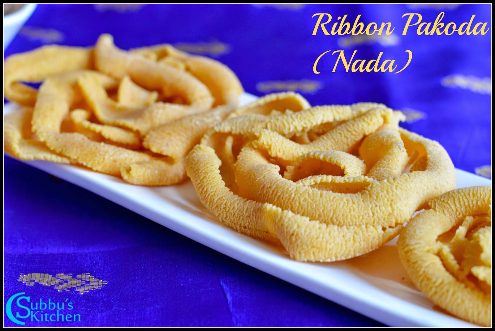 Ribbon Pakoda(Nada Recipe) Ribbon Pakoda(Nada Recipe)