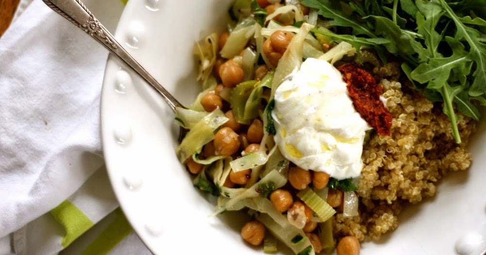 ben and birdy Ottolenghistyle Chickpeas with Mint, Caraway, and Greek