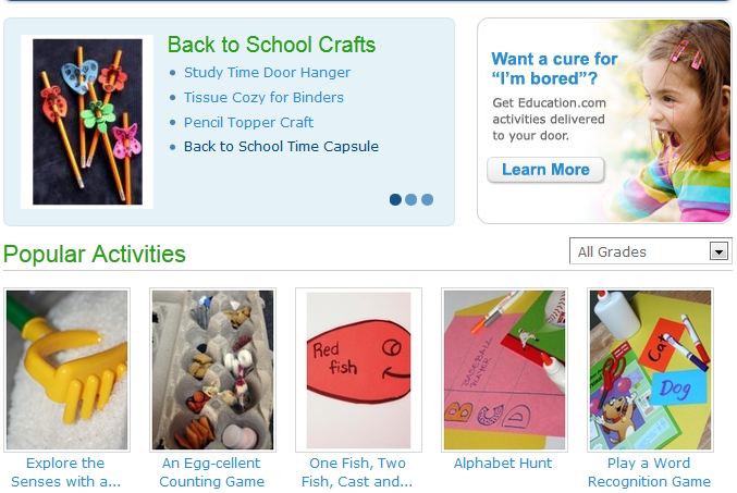 Free Activities for Kids from Education.com | CJRL: Kids Zone