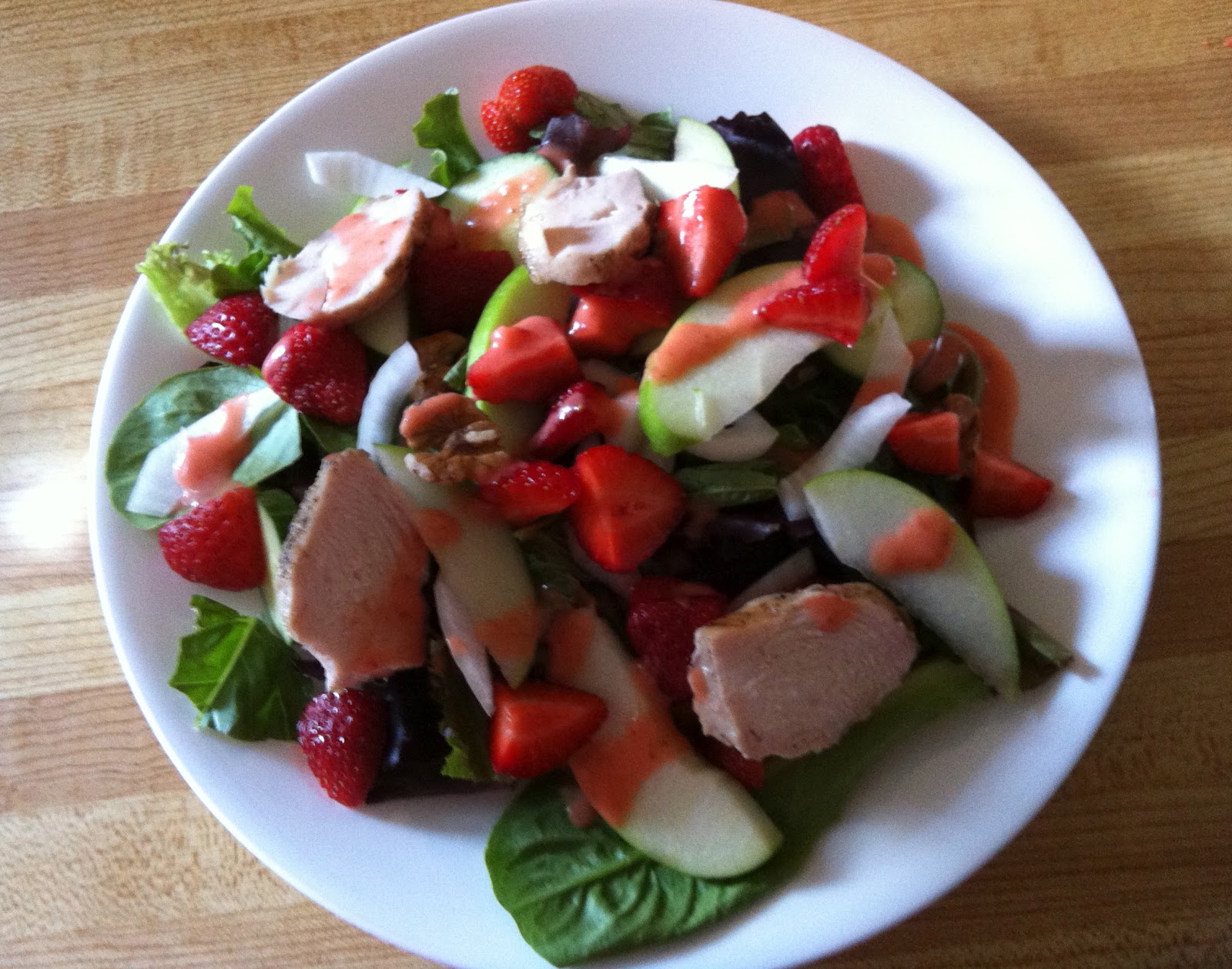 Dairy Free and Delicious Strawberry and Grilled Chicken Salad Dairy Free