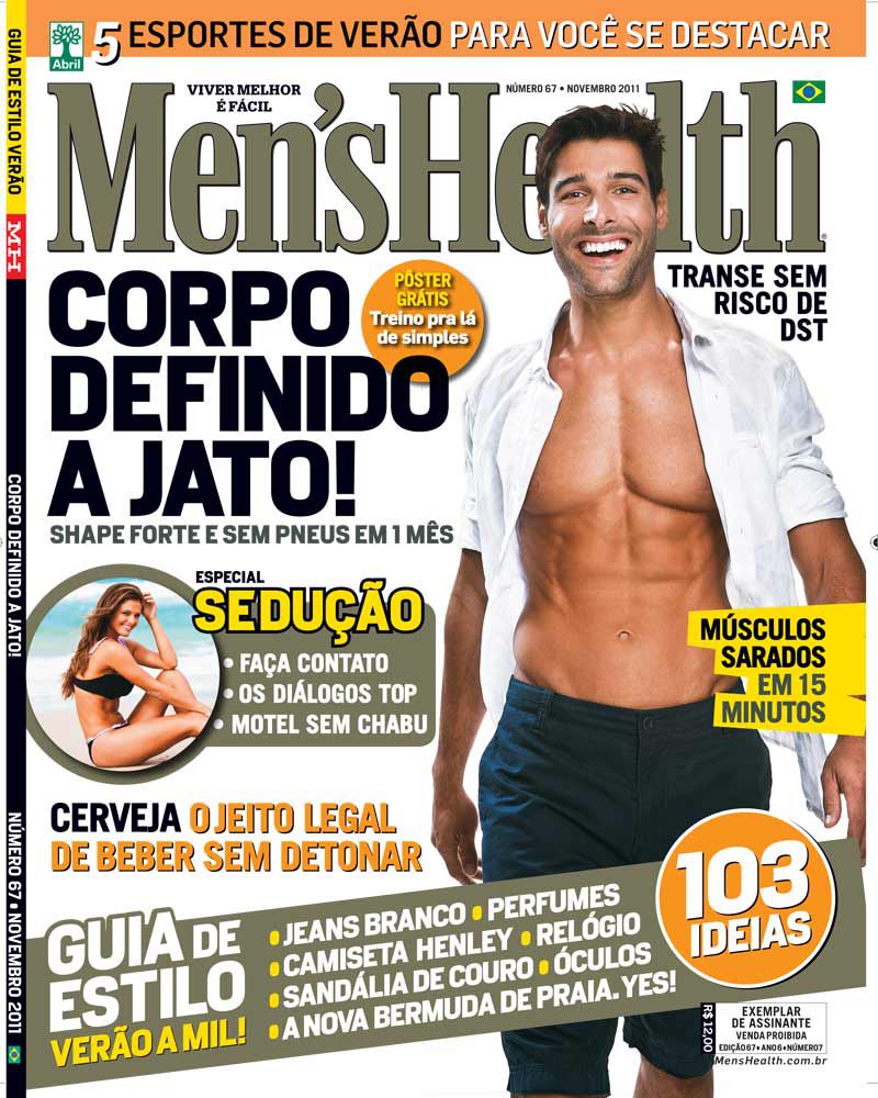 Men's Health Brasil Novembro 2011 Brazil Male Models