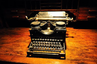 A typewriter