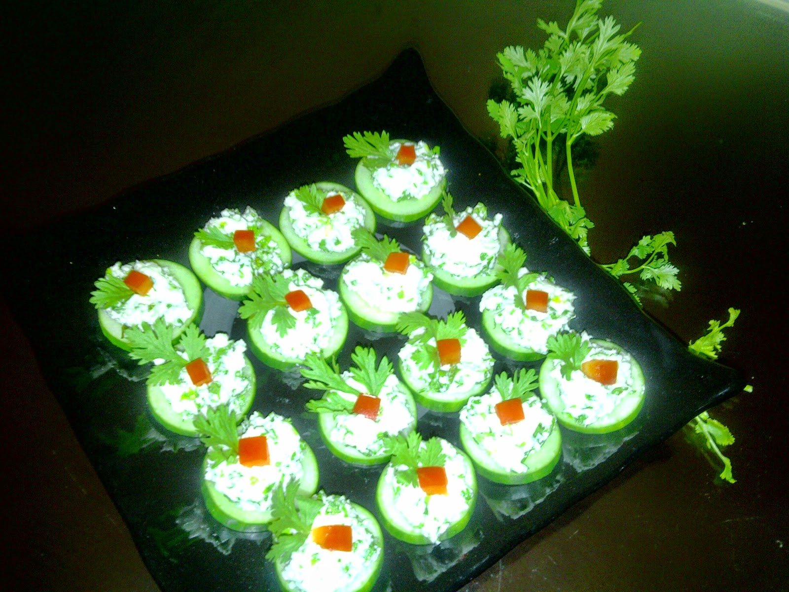 Cucumber Canapes Cooking is Fun!!!