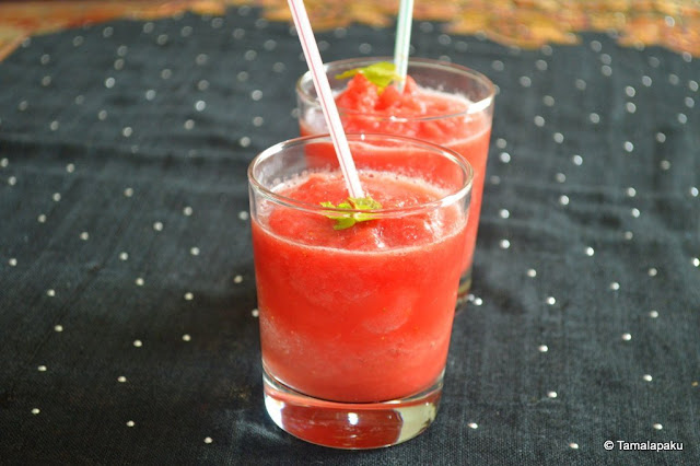 Watermelon-Strawberry Slurpee