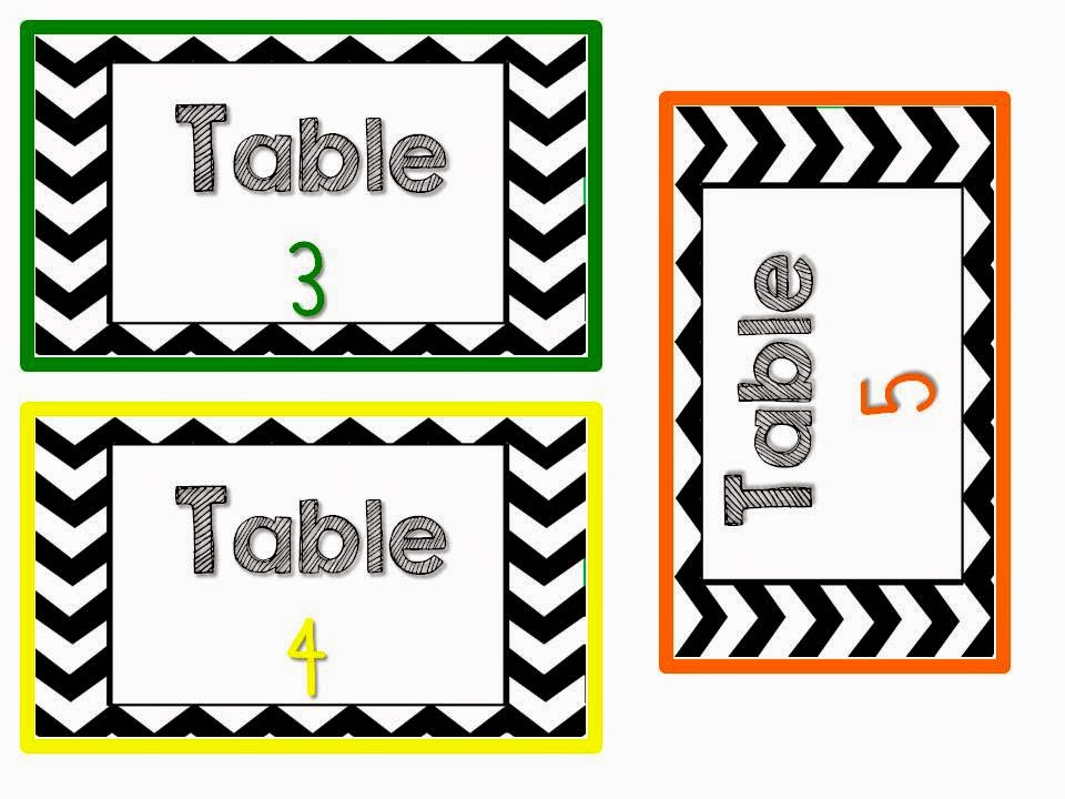 For the Love of First Grade FREEBIE Friday {Chevron Decorations}