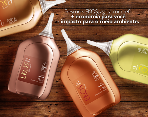 Natura Ekos Apresenta O Primeiro Refil De Perfume Com Frasco 100 Reciclado Pos Consumo Lianna Sene
