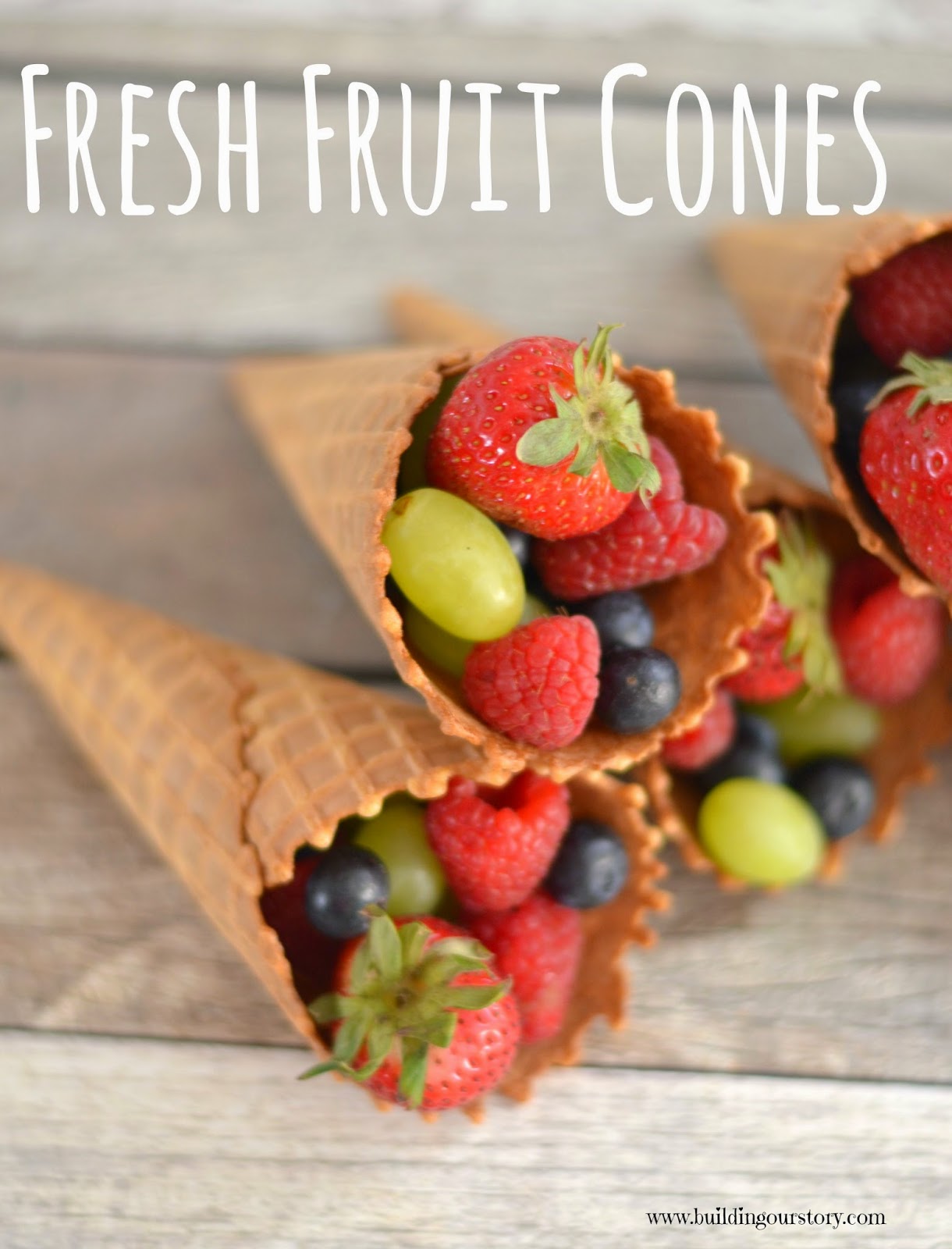 Fresh Fruit Cones Snack Building Our Story