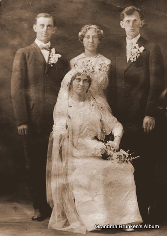 Cecelia Petersen and Frank Weber Wedding - 1914 Cecelia Petersen and Frank Weber Wedding - 1914