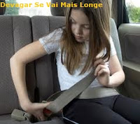Não há desculpas para quem deixar de usar o cinto de segurança! A vida ou o abraço de um cinto? Escolha!